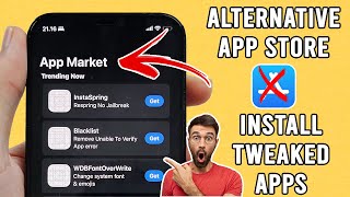 AppStore Alternative iOS  Install Tweaked App Market on iPhone  iPad Easily [upl. by Vergne160]