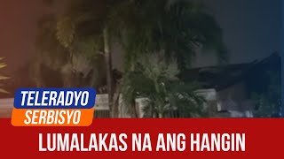 Malakas na hangin dala ng bagyong Pepito habang papalapit sa Catanduanes  16 November 2024 [upl. by Warila]