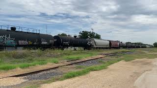 BNSF Westbound at LaCoste Texas [upl. by Kirschner393]