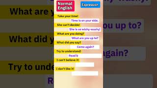 Different between Normal Vs Expression English Expression English Ak Education system [upl. by Ettennal]