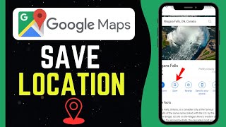 How To Save A Location On Google Maps 2024 [upl. by Nnylrefinnej]