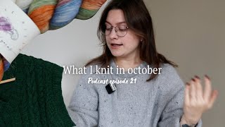 What I knit in October I season 2 episode 3 [upl. by Gerrard]