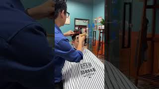 男士发型设计 男士烫发 三七分纹理烫 男生烫发发型推荐 三七侧背 barbershop haircut relax [upl. by Carroll]