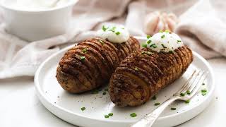 Air Fryer Hasselback Potatoes [upl. by Lavinie]