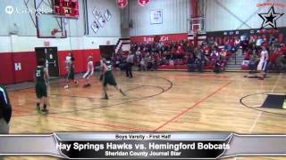 Hay Springs vs Hemingford Basketball [upl. by Tadich961]