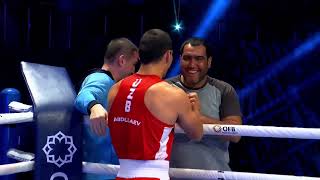 Shokhjakhon Abdullaev vs Samandar Jalolov Uzbekistan National Championships 2023 Final 86kg [upl. by Ayanat]