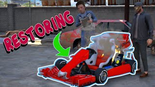 RESTORING ABANDONED SUPER KART WORTH quot3000000quot DOLLARS DITO SA INTRACON CITY SA GTA 5  TAGALOG [upl. by Zilada640]