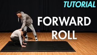 How to do a Forward Roll Beginner Gymnastics Tutorial  MihranTV [upl. by Anyl]