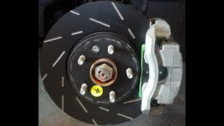 How to Replace brake Pads and Rotors Chevy Sonic Ebc GreenSuff Pads Complete Guide [upl. by Nryhtak]