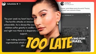 Is Hailey Bieber Trying to SAVE Justins Israel Blunder [upl. by Cosette]