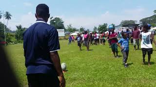 Lae Morobe Show Goal kicking to win prizes [upl. by Coppins]