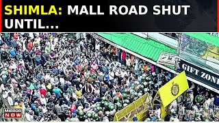 Shimla Simmers  Polices Action Angered Protesters Market Association Calls Bandh  Top News [upl. by Nehtan]