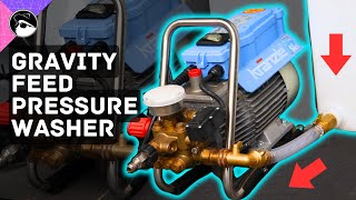 How to Gravity Feed Pressure Washer  Tutorial  detailing cardetailing autodetailing [upl. by Hareema241]