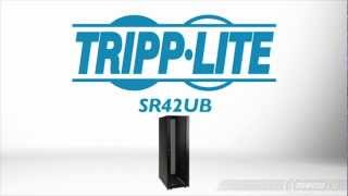 Product Tour Tripp Lite SR42UB 42U Rack Enclosure Server Cabinet [upl. by Lipfert]