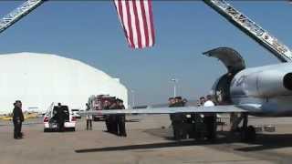 US Fallen Homecoming  SSGT Shawn H McNabb [upl. by Enomis]