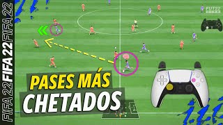 FIFA 22  PASES CHETADOS Y DÓNDE USARLOS🏆 [upl. by Sokul]