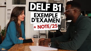 DELF B1  production orale nouveau modèle  note 25  conseils vidéo 55 [upl. by Nagam791]