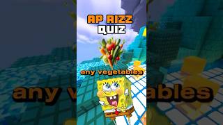 SpongeBob Rizz Quizz quiz challenge brainrot rizz [upl. by Brookner]