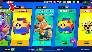 WHAAT UPDATE MEGA BOX GIFTS🔥 LEGENDARY REWARDS 15 NEW BRAWLERS BRAWL STARS NEW UPDATE [upl. by Bell]