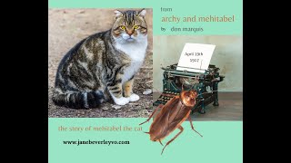 Mehitabel the Cat from Archy and Mehitabel by Don Marquis [upl. by Nikolaos684]