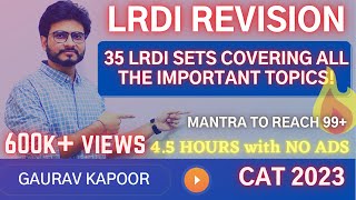 LRDI  COMPLETE REVISION FOR CAT 2024  45 hour video without ads ️‍🔥️‍🔥️‍🔥 [upl. by Cleopatre]