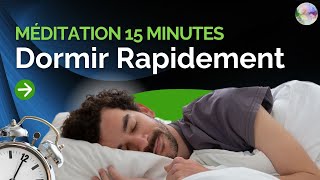 Dormir Rapidement  Méditation 15 minutes avec bruit des vagues apaisant [upl. by Ayotal]