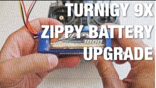 Turnigy 9X Zippy Battery Upgrade [upl. by Darryl]