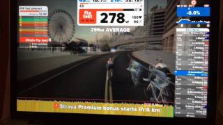 Full Zwift FTP test WARNING heavy breathing [upl. by Lefton]