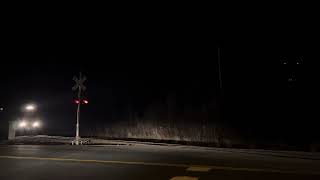 Night train on the Groveton branch  Vermont Rail System [upl. by Dis403]