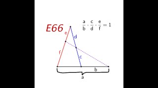 Element 66 Menelauss Theorem Elements in Geometry for Olympiads [upl. by Jerri]