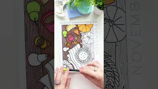 Daily Coloring Calendar Page coloringbookforadults coloringbooksforadults shorts [upl. by Abehsat880]