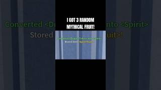 OMG I GOT 3 RANDOM MYTHICAL FRUIT From Dragon token ☠️ bloxfruits roblox [upl. by Ireland848]