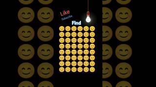 Find Emoji ☺️ I Comment Your Answer I ytshorts quiz emoji iqtest puzzle trending [upl. by Gaston383]