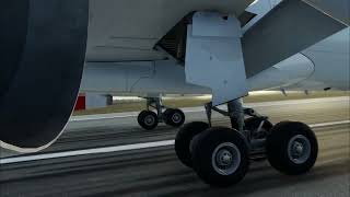 Close Up  Airbus A330 Landing Gear  XPlane 12 [upl. by Anelav]