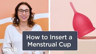 How to Insert a Menstrual Cup [upl. by Angelique]