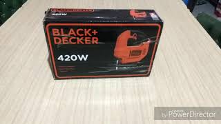 Sierra caladora black and Decker 420w  carpinteria en casa [upl. by Demmahum]