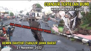 TERPARAH Dampak Gempa Cianjur Hari ini 21 November 2022 Warga Pasrah Gempa Hari ini [upl. by Nniw664]