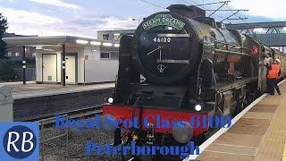 Royal Scot Class 6100 at Peterborough Saturday 23rd September 2023 [upl. by Det]