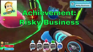 Slime Rancher Achievement Risky Business [upl. by Cletus]