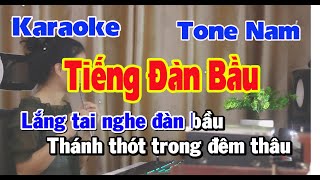 Karaoke Tiếng Đàn Bầu Tone Nam  Beat Phối Dễ Hát Cực Hay [upl. by Ardnaek]