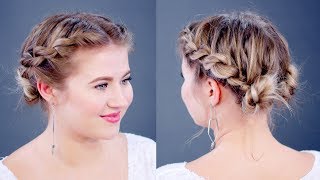 Hairstyle Of The Day Double Twisted Buns Hairstyle  Milabu [upl. by Melodie855]