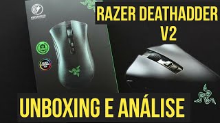 Unboxing e Análise  Razer Deathadder v2  Review Completo e Dicas do Mouse Gamer Deathadder v2 [upl. by Nomelc]