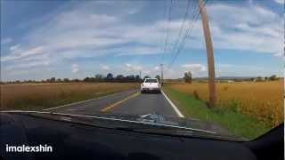 Nissan GTR gets AIRBORNE then crashes on Backroad ORIGINAL [upl. by Acebber]