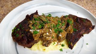 Simple PanFried Lamb Shoulder Chops dinner [upl. by Rotman]