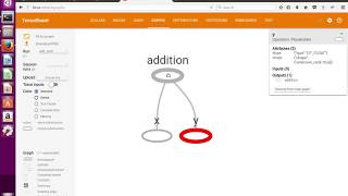 Tensorflow Visualize Computational Graph to Add Two Numbers using Tensorboard [upl. by Enerahs]
