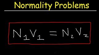 Normality amp Volume Solution Stoichiometry Practice Problem [upl. by Nujra]