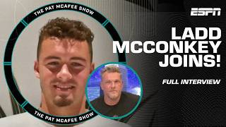 Ladd McConkey talks playing with Justin Herbert Jim Harbaugh amp more  The Pat McAfee Show [upl. by Imray]