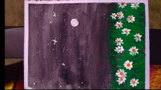 Easy Acrylic Painting ainting 🎨🎨🎨  Hara Bhara Painting 🖌️🖌️ Mousomi Sultana [upl. by Zeni338]