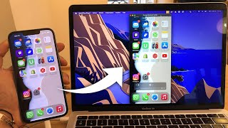 Comment Partager l’Écran de son iPhone ou iPad sur son Mac recopie vidéo📱💻 [upl. by Eelrebmik]