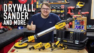 NEW 18v Drywall Sander from DeWalt AND MORE [upl. by Aundrea632]